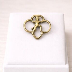 Vintage Girl Scout, Brownies Membership Pin Brass
